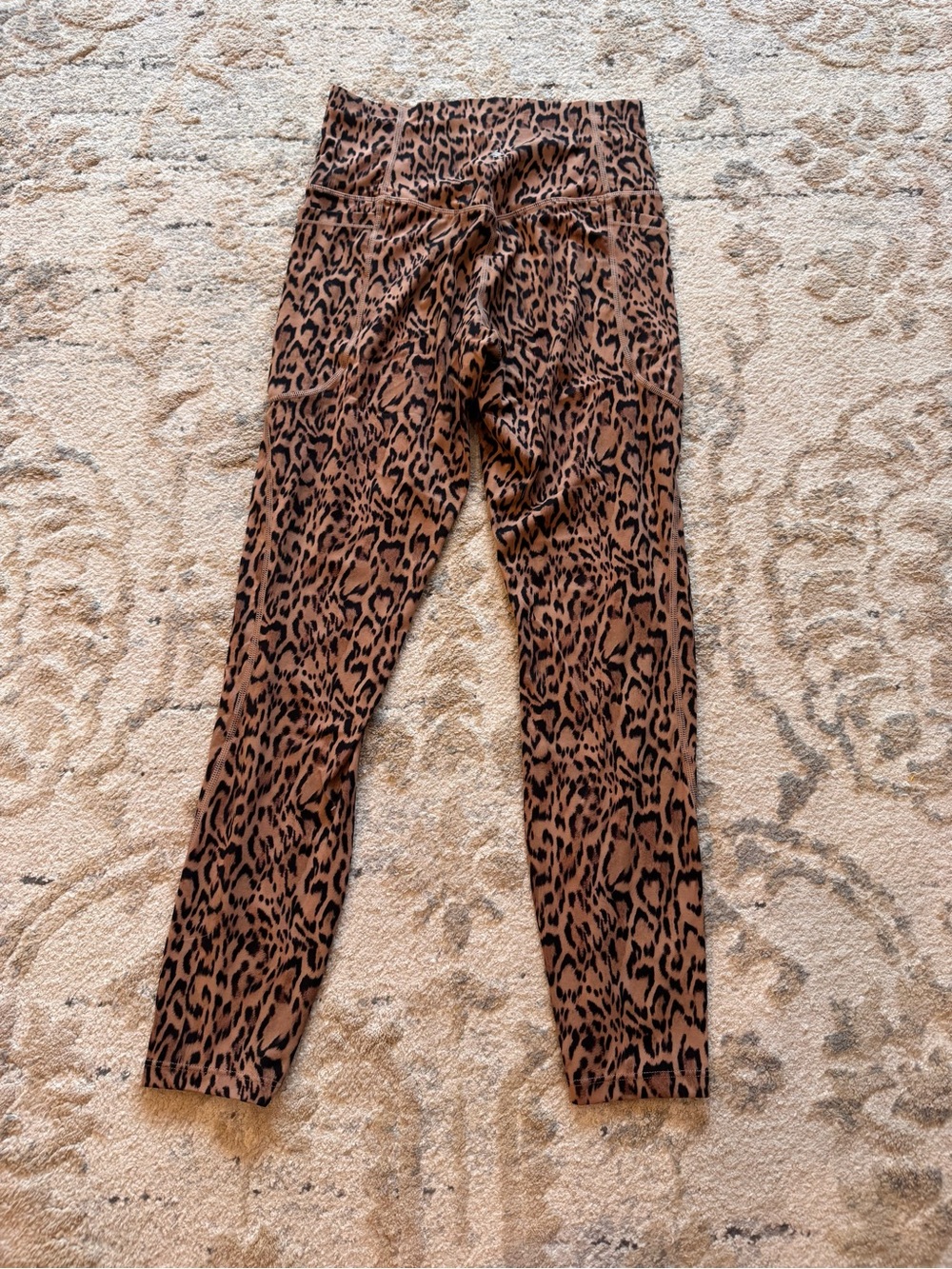 Halara Leopard Print Leggings - Brown/Black - Picture 7 of 9